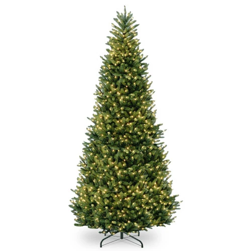 Christmas Central 10’ Pre-Lit Slim Natural Fraser Fir Artificial Christmas Tree, Clear Lights 3 Christmas Central 10’ Pre-Lit Slim Natural Fraser Fir Artificial Christmas Tree, Clear Lights
