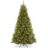 Christmas Central 6.5’ Pre-lit North Valley Spruce Artificial Christmas Tree, Multicolor Lights