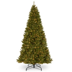 12’ Pre-lit North Valley Spruce Artificial Christmas Tree – Clear Lights