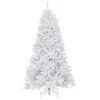 Christmas Central 7.5’ Pre-Lit White Slim North Valley Spruce Artificial Christmas Tree, Clear Lights -Christmas Decoration Shop dnat nrvw7 302 75 1 42983.1631812343
