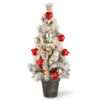 Christmas Central 3' Pre-Lit Potted Snowy Bristle Pine Medium Artificial Tabletop Christmas Tree - Warm White LED Lights 1 Christmas Central 3' Pre-Lit Potted Snowy Bristle Pine Medium Artificial Tabletop Christmas Tree - Warm White LED Lights -Christmas Decoration Shop dnat snp7 308 30 b 53574.1587645073