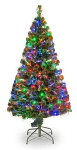 Christmas Central 5' Pre-Lit Artificial Christmas Tree, Multicolor LED Lights