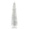 Christmas Central 7' Pencil Silver Tinsel Artificial Christmas Tree, Unlit -Christmas Decoration Shop dnat tt33 700 70 72817.1587644854