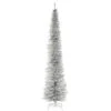 Christmas Central 9' Silver Pencil Tinsel Artificial Christmas Tree, Unlit -Christmas Decoration Shop dnat tt33 700 90 46852.1587644854