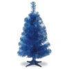 2.5' Medium Blue Tinsel Artificial Christmas Tree - Unlit -Christmas Decoration Shop dnat tt33 707 30 1 29243.1588399951
