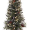 4' X 20” Pre-lit Frosted With Pine Cone Potted Artificial Christmas Tree – Clear Lights -Christmas Decoration Shop dpul20277 pt7102 40c05 85535.1588393643