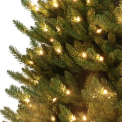 7.5' Pre-lit Canadian Balsam Fir Artificial Christmas Tree - Clear LED Lights -Christmas Decoration Shop dpul cbm 75qlw10 3 67421.1588393638