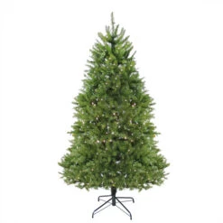 Northlight 6.5' Pre-Lit Green Medium Northern Pine Artificial Christmas Tree - Warm Clear LED Lights