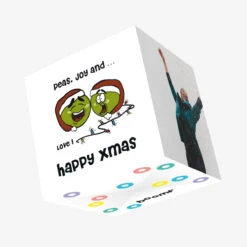 Happy Christmas Peas, Joy And... Confetti-exploding Greetings Card