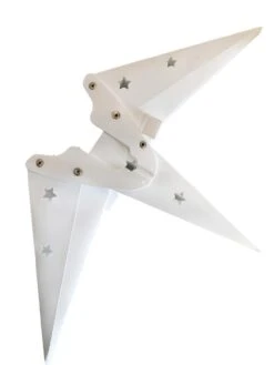 3-PACK 16" White Moravian Weatherproof Outdoor Plastic Star Lantern, With LED Bulbs And Lamp Cord Light Included -Christmas Decoration Shop folded white2 ecbbe77b a62d 46ac bb27 10ae2733d462