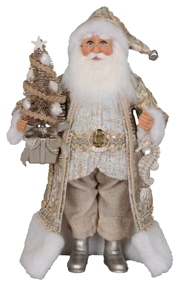 Karen Didion Santa - 16in - Champaigne Coastal 2018 3 Karen Didion Santa - 16in - Champaigne Coastal 2018