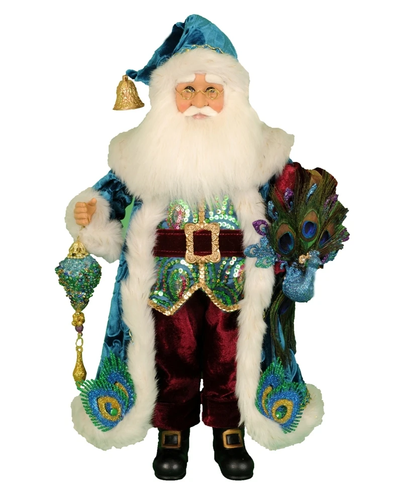 Karen Didion Santa - 18in - Peacock 2018 3 Karen Didion Santa - 18in - Peacock 2018