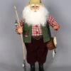 Karen Didion Santa - 16in - Fishing Santa -Christmas Decoration Shop karen didion santa fishing santa 12