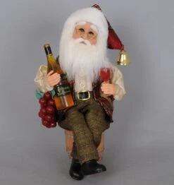 Karen Didion Santa - 12in - Wine Santa