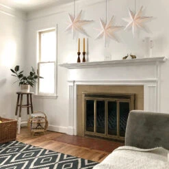 Pizzelle Paper Snowflake Lantern (32-Inch, White, North Star Snowflake Design) - Holiday And Snowflake Decorations, Weddings, Parties, And Home Decor 11 Pizzelle Paper Snowflake Lantern (32-Inch, White, North Star Snowflake Design) - Holiday And Snowflake Decorations, Weddings, Parties, And Home Decor -Christmas Decoration Shop large winter snowflake paper star lantern north star image 4