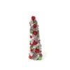 Melrose 1.5' Red And White Pine Cone Topiary Christmas Tree - Unlit -Christmas Decoration Shop melrose2045382 1 00991.1588403130