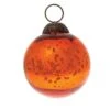 BLOWOUT 2.5" Orange Ava Mercury Glass Ball Ornament Christmas Holiday Decoration