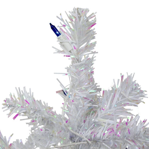 Northlight 2' Pre-Lit White Pine Artificial Christmas Tree - Blue Lights 5 Northlight 2' Pre-Lit White Pine Artificial Christmas Tree - Blue Lights - Image 3