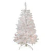 Northlight 4' Pre-Lit Slim Flocked Artificial Christmas Tree - Clear Lights -Christmas Decoration Shop northlight gb16049 11266.1588397189