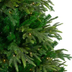 Northlight 9' Pre-Lit Full Roosevelt Fir Artificial Christmas Tree - Warm White LED Lights -Christmas Decoration Shop northlight hb27075 2 66454.1604715582