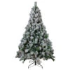 Northlight 6.5' Pre-Lit Full Flocked Somerset Spruce Artificial Christmas Tree - Clear Lights -Christmas Decoration Shop northlight hb27113 74103.1588396796