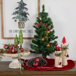 Northlight 2' Pre-Lit Medium Mixed Classic Pine Artificial Christmas Tree - Warm White LED Lights -Christmas Decoration Shop northlight j00070 styled 52205.1691160923