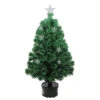 Northlight 4' Pre-Lit Potted Fiber Optic Artificial Christmas Tree With Stars - Multicolor Lights -Christmas Decoration Shop northlight j15603 1 21234.1588369265