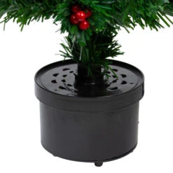 Northlight 3' Pre-Lit Color Changing Fiber Optic Christmas Tree With Red Berries -Christmas Decoration Shop northlight j65030 5 43343.1588368981