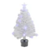 Northlight 3' Pre-Lit White Fiber Optic Artificial Christmas Tree, White Lights -Christmas Decoration Shop northlight j65105 57807.1588368983