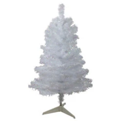 Northlight 3' White Iridescent Pine Artificial Christmas Tree - Unlit