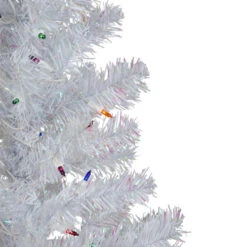Northlight 3' Pre-lit White Iridescent Pine Artificial Christmas Tree - Multi Lights -Christmas Decoration Shop northlight m88683 02 31984.1692285355