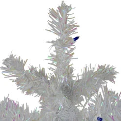 Northlight 3' Pre-Lit White Medium Pine Artificial Christmas Tree - Blue Lights -Christmas Decoration Shop northlight m88685 2 06612.1664380270