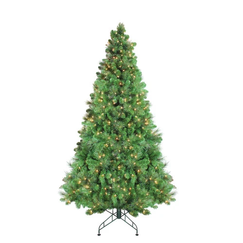 Northlight 7.5' Pre-Lit Medium Canterbury Spruce With Dewdrops Artificial Christmas Tree - Clear LED Lights 3 Northlight 7.5' Pre-Lit Medium Canterbury Spruce With Dewdrops Artificial Christmas Tree - Clear LED Lights