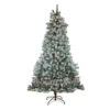 Northlight 6.5' Pre-Lit Medium Flocked Winema Pine Artificial Christmas Tree - Clear Lights -Christmas Decoration Shop northlight sp15063 83448.1587644263