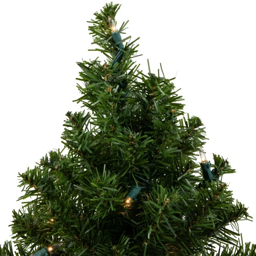 Northlight 18" Pre-Lit Medium Canadian Pine Artificial Christmas Tree - Clear Lights 8 Northlight 18" Pre-Lit Medium Canadian Pine Artificial Christmas Tree - Clear Lights - Image 6