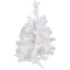 Northlight 18" Pre-Lit Medium Snow White Artificial Christmas Tree - Clear Lights -Christmas Decoration Shop northlight v15862 01 33398.1691074603