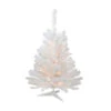 Northlight 3' Pre-Lit Snow White Artificial Christmas Tree, Clear Lights -Christmas Decoration Shop northlight v15869 16866.1664900748