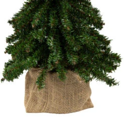 Northlight 15" Downswept Village Pine Medium Artificial Christmas Tree In Burlap Base, Unlit -Christmas Decoration Shop northlight v15949 02 65094.1689777555