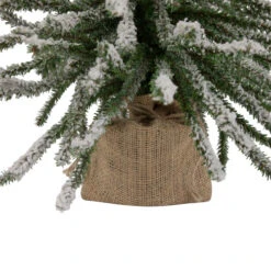 Northlight 2' Potted Flocked Downswept Mini Village Pine Medium Artificial Christmas Tree - Unlit 11 Northlight 2' Potted Flocked Downswept Mini Village Pine Medium Artificial Christmas Tree - Unlit -Christmas Decoration Shop northlight v15954 5 32138.1664119879