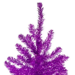 Northlight 7' Metallic Purple Tinsel Artificial Christmas Tree - Unlit -Christmas Decoration Shop northlight v27318 same20as20v27319 1 93938.1587643989