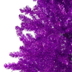 Northlight 7' Metallic Purple Tinsel Artificial Christmas Tree - Unlit -Christmas Decoration Shop northlight v27318 same20as20v27319 2 18835.1587643989