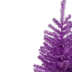 Northlight 3' Metallic Purple Tinsel Artificial Christmas Tree - Unlit -Christmas Decoration Shop northlight v27321 1 95125.1665174040