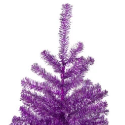 Northlight 3' Metallic Purple Tinsel Artificial Christmas Tree - Unlit -Christmas Decoration Shop northlight v27321 2 34594.1665174040