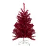 Northlight 3' Metallic Crimson Tinsel Artificial Christmas Tree - Unlit 1 Northlight 3' Metallic Crimson Tinsel Artificial Christmas Tree - Unlit -Christmas Decoration Shop northlight v27325 65727.1588356223