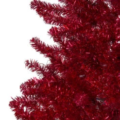 Northlight 4.5' Metallic Red Tinsel Artificial Christmas Tree - Unlit -Christmas Decoration Shop northlight v27326 1 35877.1587644031