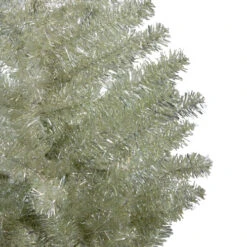 Northlight 4.5' Metallic Platinum Artificial Tinsel Christmas Tree - Unlit -Christmas Decoration Shop northlight v27332 1 89056.1588358997