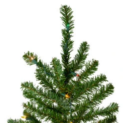 Northlight 6.5' Pre-Lit Canadian Pine Artificial Pencil Christmas Tree - Multi Lights -Christmas Decoration Shop northlight v27348 2 40430.1663773982