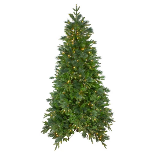 Northlight 6.5' Pre-Lit Rosemary Emerald Angel Pine Artificial Christmas Tree - Warm White LED Lights 3 Northlight 6.5' Pre-Lit Rosemary Emerald Angel Pine Artificial Christmas Tree - Warm White LED Lights