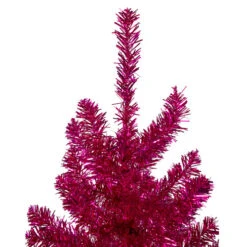 Northlight 3' Metallic Pink Tinsel Artificial Christmas Tree - Unlit -Christmas Decoration Shop northlight v27356 2 00641.1665610742