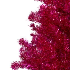 Northlight 4.5" Metallic Pink Tinsel Artificial Christmas Tree - Unlit -Christmas Decoration Shop northlight v27357 1 73779.1588354093